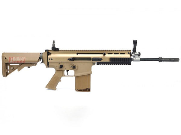 WE - SCAR-H Airsoft GBB Rifle with M4 Stock (DE) (MK17)
