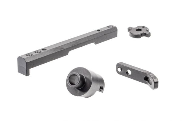 C&C AI 01 Rifle Kit for AAP01 GBBP (AAP-01) (Black) (V2 Compatible AEG M4 AR Stock / 1913 Picatinny Rail Stock)