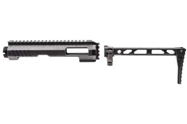 C&C AI 01 Rifle Kit for AAP01 GBBP (AAP-01) (Black) (V2 Compatible AEG M4 AR Stock / 1913 Picatinny Rail Stock)