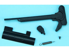 G&P - (GP- COP091BK) Plastic M4 Charging Handle & Bolt Stop Set (Black)