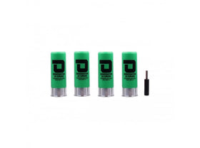 Dominator™ 12 Gauge Gas Shotgun Shells Package - Green (4 Shells/Unit)