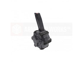 AW Custom Adaptive Drum Magazine for AW / WE / Tokyo Marui Hi-Capa GBB Series (Black)