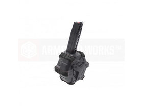 AW Custom Adaptive Drum Magazine for AW / WE / Tokyo Marui Hi-Capa GBB Series (Black)