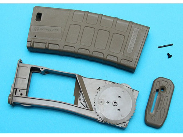 G&P Magpul PTS 330rd Hi-Cap Magazine for M4 / AR / SCAR / HK416 AEG (Dark Earth)