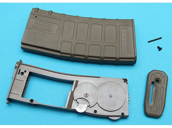 G&P Magpul PTS 330rd Hi-Cap Magazine for M4 / AR / SCAR / HK416 AEG (Dark Earth)
