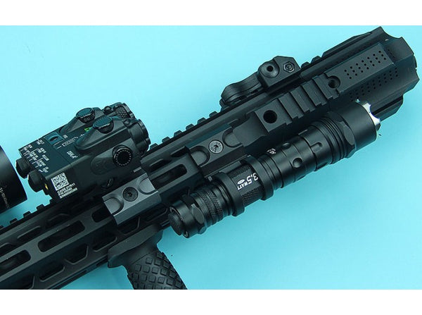 G&P M-LOK One O'Clock Flashlight Mount Ring (1 inch) - Black