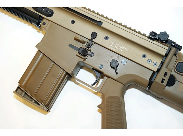 Myst - SCARH MK17 Mod0 Airsoft GBB Rifle (Tan) (2 x Magazines Version)