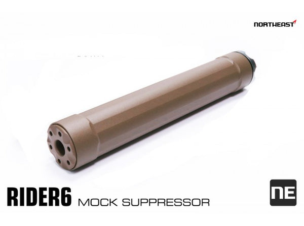 NORTHEAST - Rider 6 Mock Silencer Dummy (14mm CCW) (FDE)