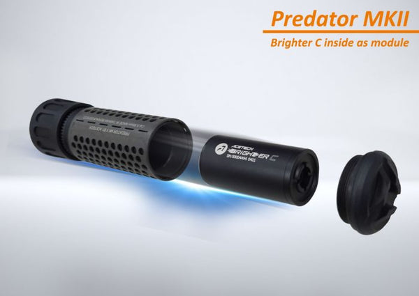 Acetech Predator MKII Silencer M14 CCW with Brighter C Tracer Inside (Black)