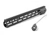 PTS ZEV Wedge Lock 14 inch Handguard for M4 AEG/ GBB/ PTW Series - Black