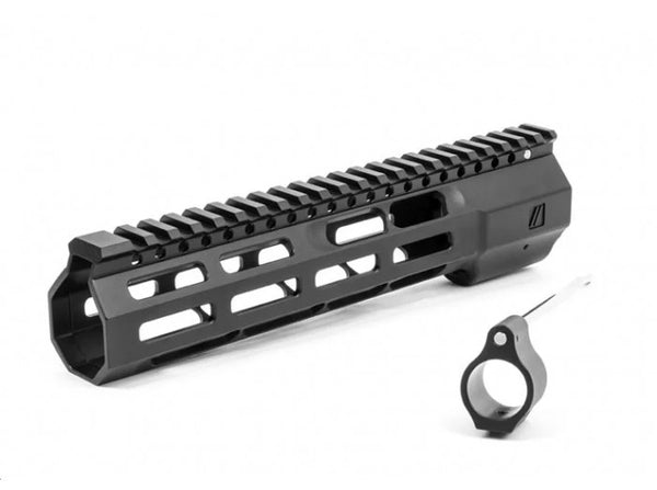 PTS ZEV Wedge Lock 9.5 inch Handguard for M4 AEG/ GBB/ PTW Series - Black