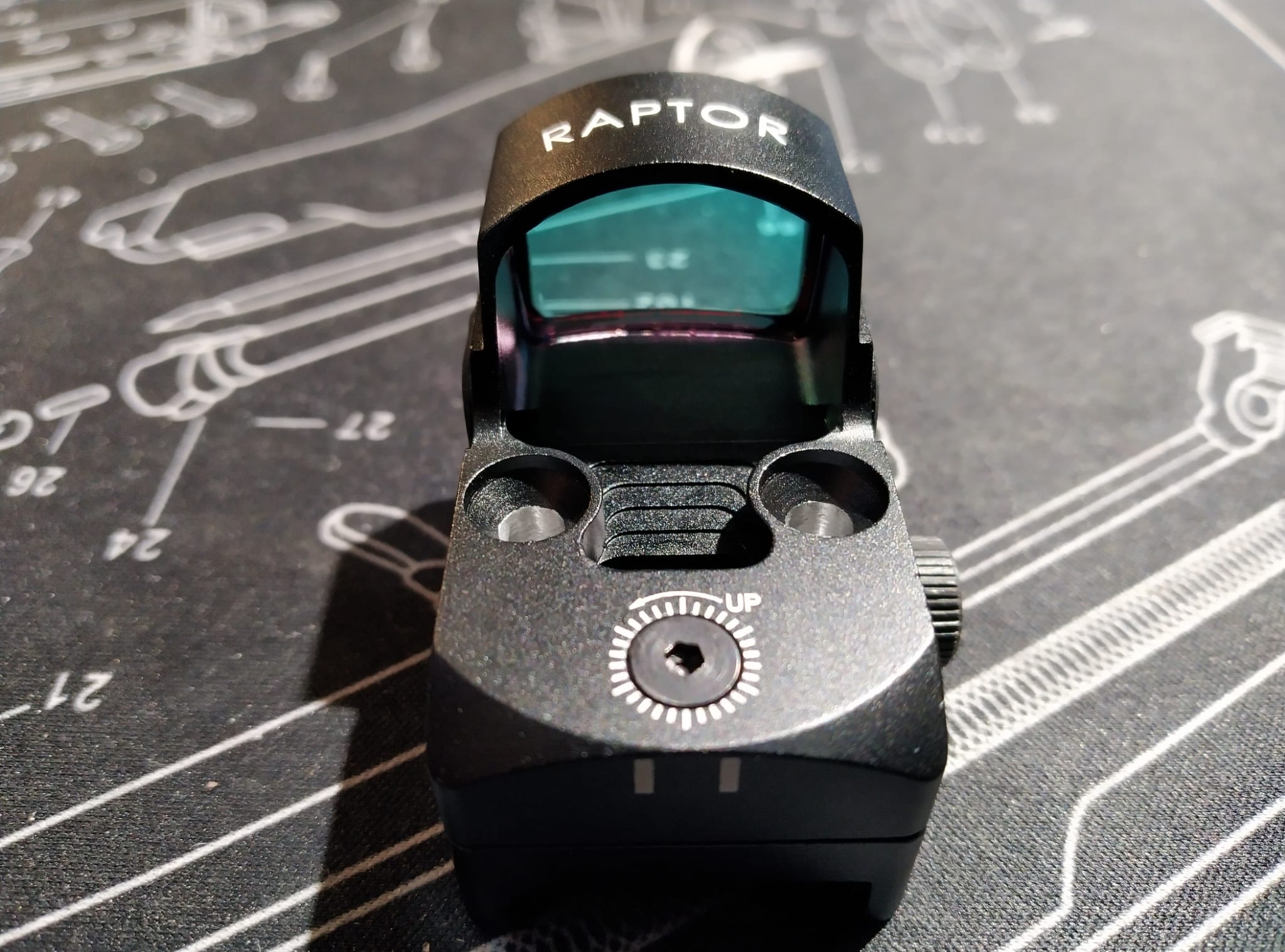 Ade Advanced Optics 2MOA RD3-020 Raptor Micro Red Dot Sight (RMR Footp ...