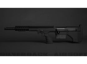 Silverback SRS A1 Sport (20 inches) Push Bolt Licensed by Desert Tech - Black (Left Hand)