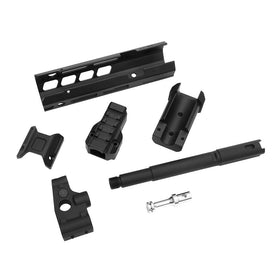 SLR Airsoftworks 6.5” Light M-LOK EXT Extended Handguard Rail Conversion Kit for Tokyo Marui TM AKM GBBR (Black) (By DYTAC)