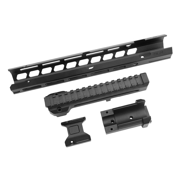 SLR Airsoftworks 11.2” Light M-LOK EXT Extended Handguard Rail for Tokyo Marui TM AKM GBBR (Black) (by DYTAC)