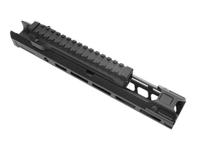 SLR Airsoftworks 11.2” Light M-LOK EXT Extended Handguard Rail for Tokyo Marui TM AKM GBBR (Black) (by DYTAC)