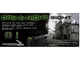 UAC -  Catalog Day & Night Sight for Glock 17 (Optical fiber, Tritium)