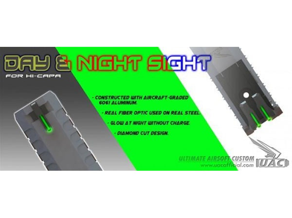 UAC - Catalog Day & Night Sight for Hi-Capa (Optical fiber, Tritium)