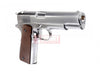 WE - 1911 Matte Chrome Full Metal Checker Grip (Silver)
