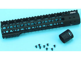 G&P MOTS 10.75 Inch Keymod Rail for WA M4A1 GBB (Black)